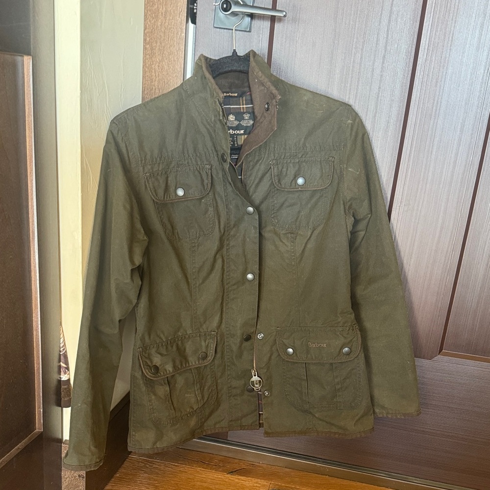 Barbour Dark Green Waxed Jacket